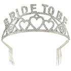 Forum Novelties -  Women's Glitter Tiara-Bride To Be, Silver Standard