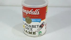 2011 Campbell's Alphabet Dice Game A Crossword Game by TDC Games Open-Complete - Picture 1 of 5