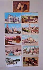 Vintage & Antique Postcards Italy Lot of 9 Unposted - Picture 1 of 5