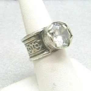 Silpada Sterlingsilber Zirkonia Queen for a Day Ring R2208 Größe 6 - Bild 1 von 9