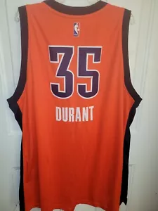 Adidas Swingman 2015-16 NBA Jersey Oklahoma City Thunder Kevin Durant Orange 3X - Picture 1 of 3