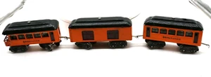 VINTAGE PRE-WAR PULLMAN PASSENGER TRAIN SET O Gauge 1:48 Scale Repainted - Picture 1 of 10