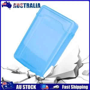 3.5 Inch IDE SATA HDD Hard Drive Disk Storage Box Plastic HDD Caddy Case(Blue) - Picture 1 of 12