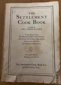 Siedlung Kochbuch Vintage Rezepte zusammengestellt von Frau Simon Kander OHNE COVER 1943 - Bild 1 von 12
