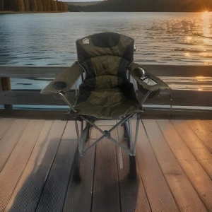 Foldable Luxury Outdoor Chair Fishing Chair Camping Chair Beach Chair Folding - Picture 1 of 11