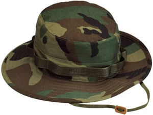 Military Issued Woodland Boonie Hat-NEW - Picture 1 of 1