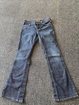 Pantalones de mezclilla David Kahn corte bota lavado oscuro para mujer talla 27 corte 1350 estilo 3782 Foto 1 de 4