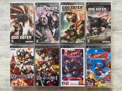 SONY PSP God Eater & Burst & God Eater 2 & 7th Dragon 2020 ⅠⅡ & Prinny & 2 set - Image 1 of 4