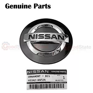 GENUINE Nissan Pathfinder R52 R52R Wheel Centre Hub Cap 54mm Black - Picture 1 of 2