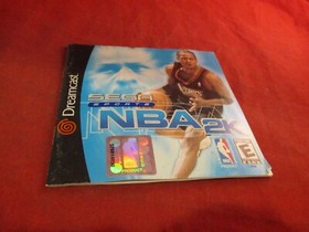 NBA 2K Sega Dreamcast Instruction Manual Booklet ONLY
