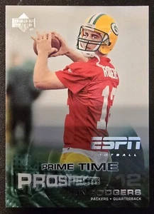 2005 Upper Deck Aaron Rodgers Prime Time Prospects RC Rookie #101 Packers/Jets - Picture 1 of 2
