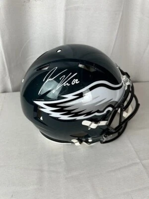 Jason Kelce signed autographed Philadelphia Eagles FullSize Authentic Helmet PSA - Image 1 of 3