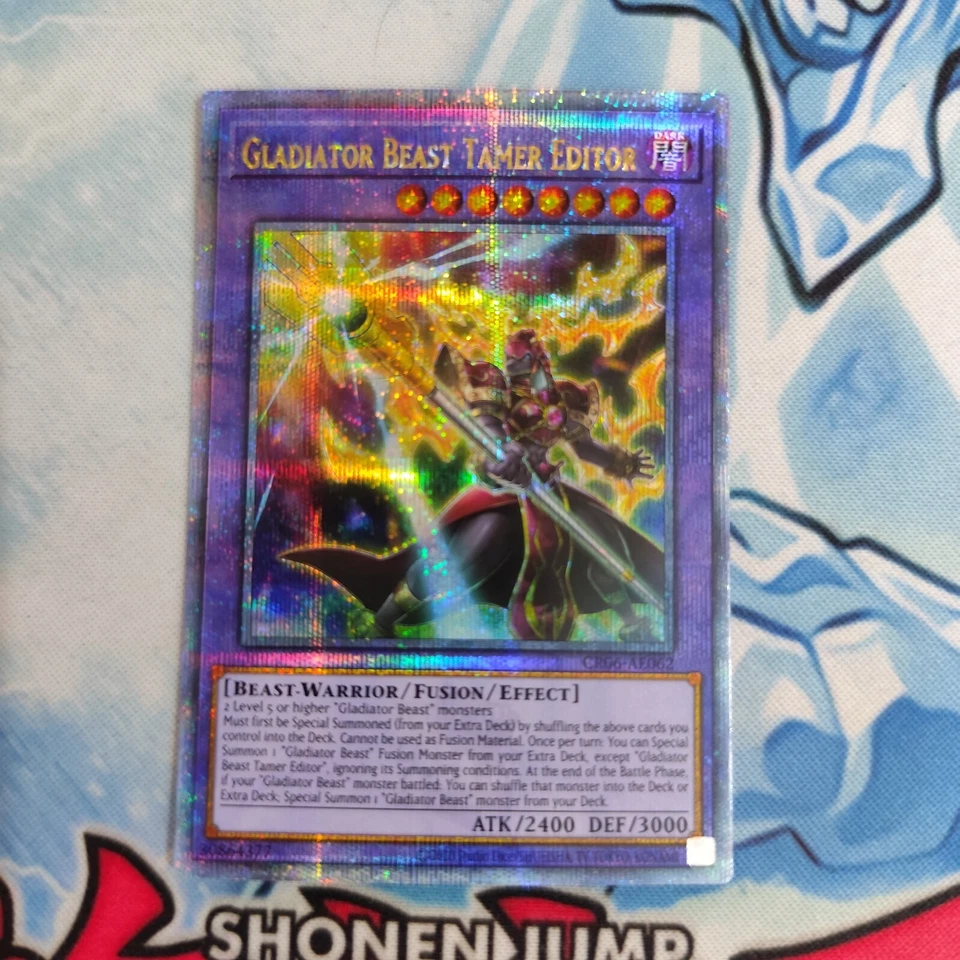 Yugioh Asian English Gladiator Beast Tamer Editor ROTA-AE062 QCSE  - Image 1 of 1