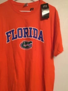 Camiseta deportiva Florida Gators Russell para hombre grande azul manga corta nueva con etiquetas - Imagen 1 de 1