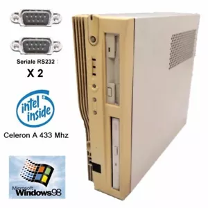 COMPUTER PC desktop fisso Windows 98 Con 2 porte seriali integrate RS232 18831 - Foto 1 di 3