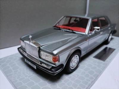 New AMC 1/18 Rolls Royce Silver Spirit 1985 Silver Gray resin model car - Image 1 of 4