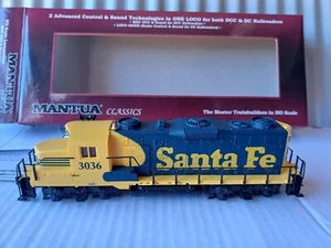 MANTUA 714101 HO EMD SANTA FE LOCOMOTIVE DCC/ DC WITH SOUND GP-20 - Picture 1 of 21