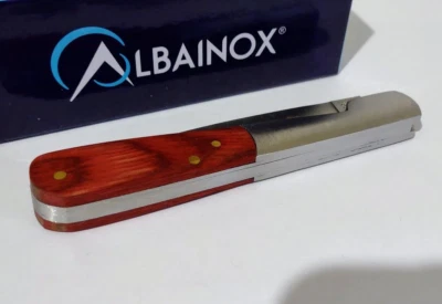 NAVAJA DE BOLSILLO DE CAZA ALBAINOX BARLOW 420 ACERO INOXIDABLE ¡VEN-DETTA!!! Foto 1 de 4