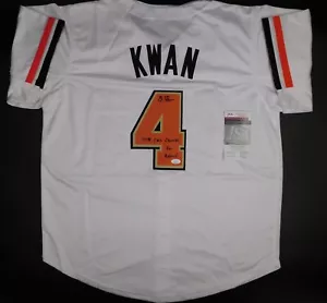 Steven Kwan Signed Auto Oregon State White Baseball Jersey CWS Guardians JSA COA - Picture 1 of 3
