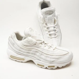 XLNT! Nike Air Max 95 Herren 11,5 US Sneaker Triple White CT1268 100 Leder - Bild 1 von 12
