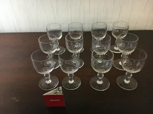 40 Glasses Wine White Model Renaissance IN Crystal Baccarat / Price per Unit - Picture 1 of 10