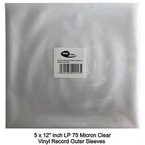 12 Zoll Klar 75 Mikron Single LP Vinyl Schallplatte Außenhüllen Hochwertig Neu SET - Bild 1 von 27
