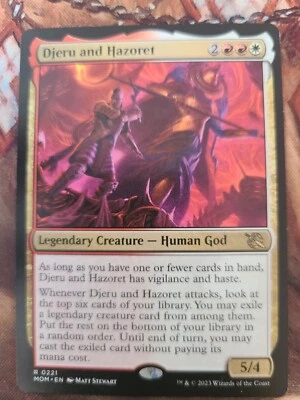 Mtg EDH Custom Commander Deck: Djeru And Hazoret - Red White Legends/Historic - Image 1 of 4