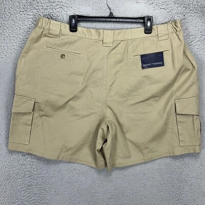 Pantalones Cortos Carga Grant Thomas Para Hombres 44 Tostado Plisado Cintura Elastizada Informales Bolsillos NUEVO Foto 1 de 4