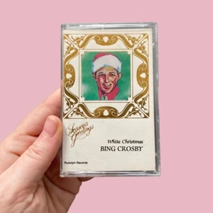 Bing Crosby White Christmas Cassette Tape 1980 Holiday Music Rudolph Records - Picture 1 of 4