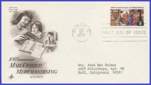 USA4 #1468 ADDR ARTCRAFT FDC Mail Order Business - Bild 1 von 1
