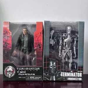 New 7" Terminator 2 Judgment Day T-800 Endoskeleton Arnold Pvc Action Figure Toy - Picture 1 of 15