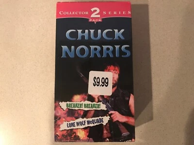 Chuck Norris Collector Series 2 Pack (VHS, 1997) Sealed - Image 1 of 4