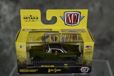 Máquinas M2 1:64 Premium Diecast 1957 Chrysler 300c SRT verde auto shows Foto 1 de 2