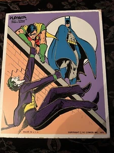 Playskool 16-piece Batman puzzle, Jokers Escape 380-07 DC Comics, 1976 - Picture 1 of 4