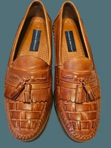 Giorgio Brutini Antigua Tan Kiltie Loafers Men Size 10.5M Comfy Normore - Picture 1 of 14