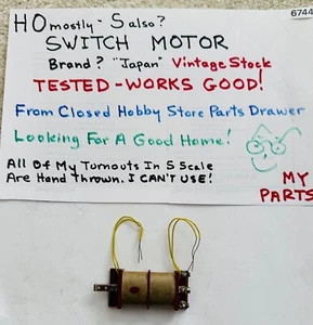 HO & S - SWITCH MOTOR - Brand? - Tested Works - (6744) - Picture 1 of 5