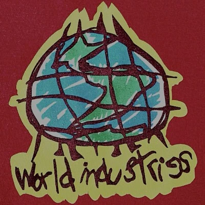 Vintage 90s World Industries Skateboarding T-Shirt Rare Prison Planet Blind 101 - Image 1 of 4