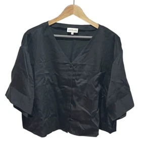 Ettitude 100% Bambus Knopfleiste Schlaf Top Damen L/XL Sommer leichter Schlafanzug - Bild 1 von 6