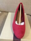 New Clarks Women's Shoes "Vendra Bloom" Red Suede - Size 4E