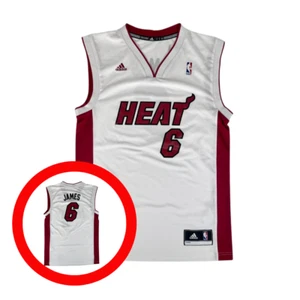 Camiseta deportiva de baloncesto Miami Heat NBA 2005/06 Lebron James ADIDAS S para hombre - Imagen 1 de 10