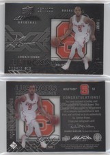 2013 Upper Deck Black Lustrous Signatures /199 Lorenzo Brown #53 Rookie Auto RC