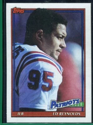 1991 Topps Football Ed Reynolds #611 New England Patriots  - Image 1 of 2