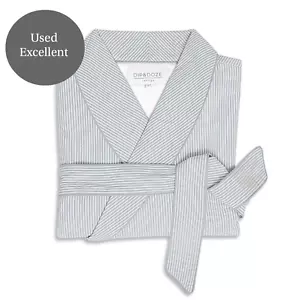 Dip&Doze 100% Organic Cotton Perfect Towelling Bath Robe Gown (USED) Excellent - Picture 1 of 9