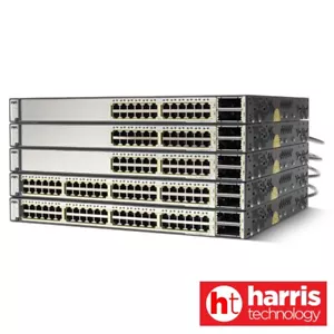 (USED) Cisco Catalyst WS-C3750X 24 Ports PoE Ethernet Switch (WS-C3750X-24P-E) - Picture 1 of 22