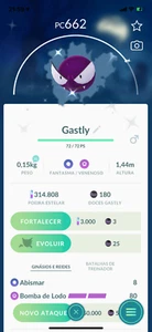 Pokemon Shiny Gastly! Angemeldet oder Abgemeldet! 30 Tage Freundschaft!! Go - Bild 1 von 1