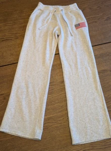 Sweatpants Hollister American Flag Graphic Straight, XXS, Light Heather Gray - Picture 1 of 13