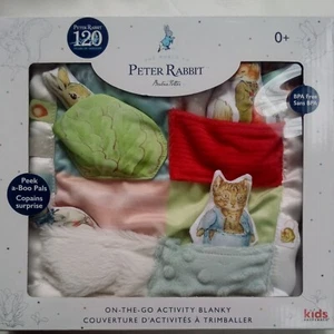 KIDS PREFERRED Beatrix Potter Peter Rabbit On The Go Activity Blanky Toy Easter - Picture 1 of 12
