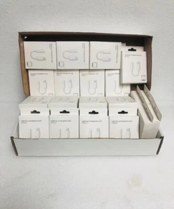 Lot iPhone 7 8 PLUS X 11 12 13 PRO 8 Pin to 3.5mm Headphone Jack Adapter Cord - Picture 1 of 8