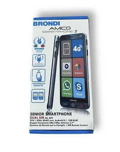 Brondi Amico Smartphone S Dual Sim Nano Sim Android Schwarz 5,7"  OVP - Bild 1 von 2