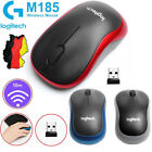 M185 Logitech Maus Wireless Schnurlos Mouse Kabellos Funk + USB Empfänger DE